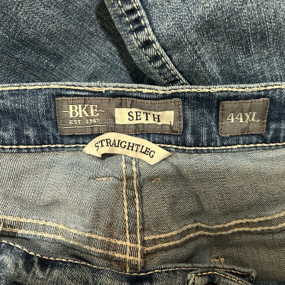 BKE Seth Straight Leg Men's Jeans - Classic Denim